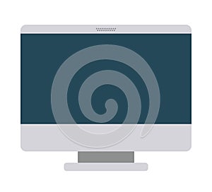 Computer desktop isolated icon design