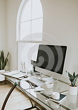 Computer desktop screen