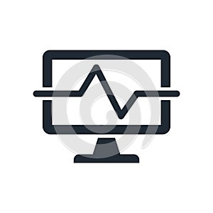 Computer diagnostics icon