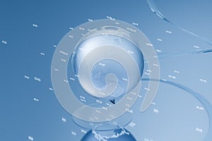 3d rendering, data and earth graphics