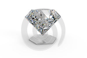 luxury diamond gem, 3d rendering