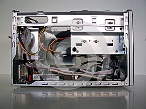 Computer dismantled