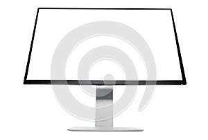 Computer display isolated on white background.