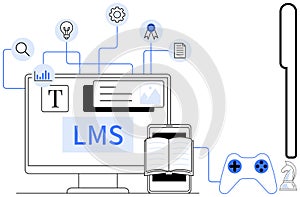 Digital Learning Management System with Interactive Elements and Gamification Tools