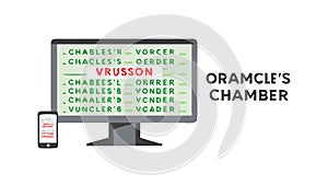 Computer Displaying Programming Code, vector design Generative AI