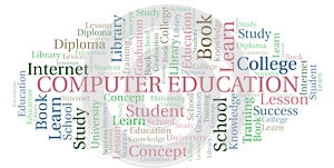 Computer Education word cloud.