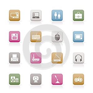 Computer equipment and periphery icons