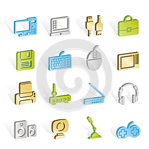 Computer equipment and periphery icons