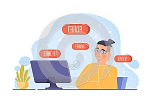 Computer error concept