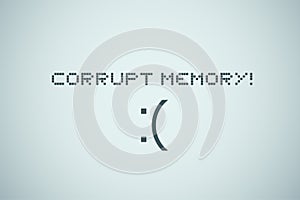 Computer error message