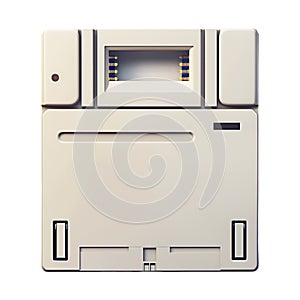 Computer Floppy Disk on Transparent Background - Ai Generated