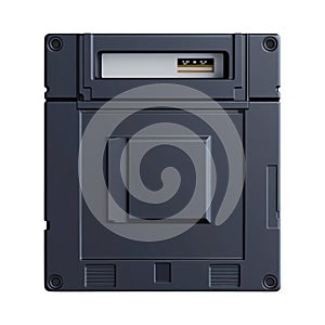 Computer Floppy Disk on Transparent Background - Ai Generated