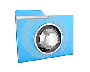 Computer Folder Locked Isolated