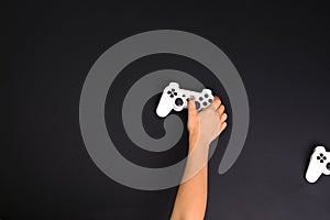 Computer game competition. Gaming concept.