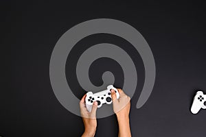 Computer game competition. Gaming concept.