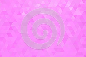 Computer generated abstract background composed regular geometric pattern triangles shapes variable violet color