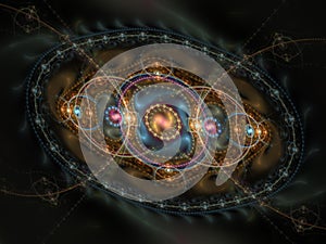 Fractal background pattern