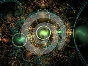 Fractal background pattern