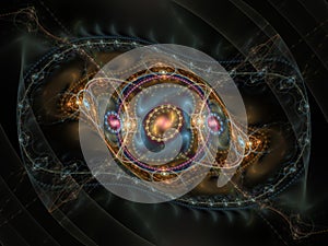 Fractal background pattern