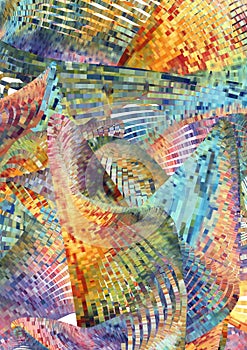 Brightly coloured background