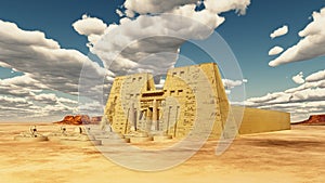 Temple of Edfu in Egypt