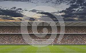 Computer generated football stadium photo