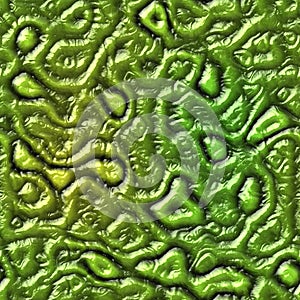 Green seamless alien skin texture