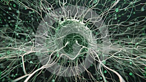 Computer Generated Image (CGI) of a Cell