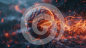 Computer Generated Image of a Human Brain