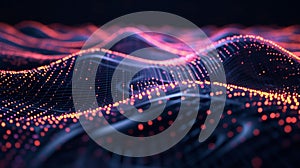 Computer Generated Image of a Mountain Range