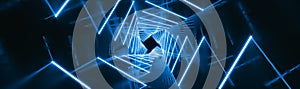 Computer geometric digital connection structure. Business inteligence technology background. Binary code algorithms deep learning
