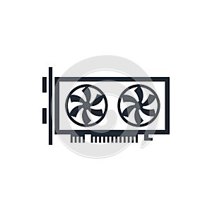 Computer graphic card icon