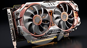 Computer Graphics Card isolated on white background