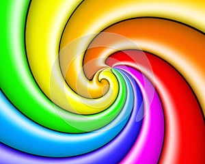 Computer graphics. Fractal texture