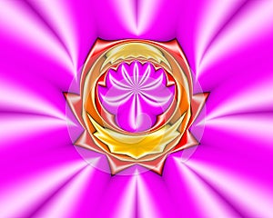 Computer graphics. Fractal texture