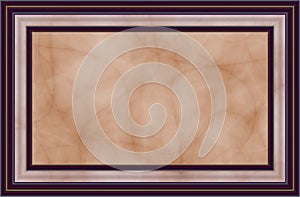 Computer graphics. Fractal texture in frame