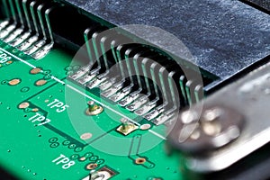 Computer green electronic circuit board