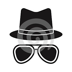 Computer hacker Glyph with background Vector icon which can easily modify or edit