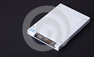 Computer hard drive closeup