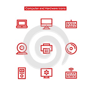 Computer and Hardware Icon Design