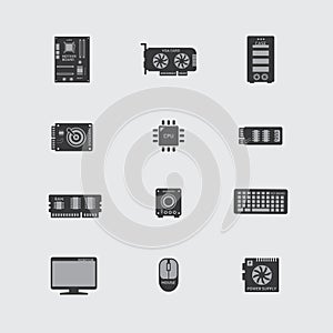 Computer hardware icon