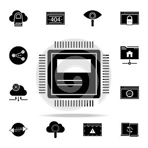 computer hardware icon. Web Development icons universal set for web and mobile