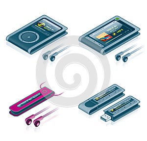 Computer Hardware Icons Set -