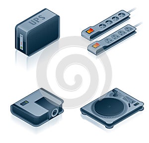 Computer Hardware Icons Set - Design Elements 55i