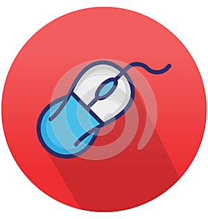 Computer hardware Isolated Vector icon that can easily modify or edit
