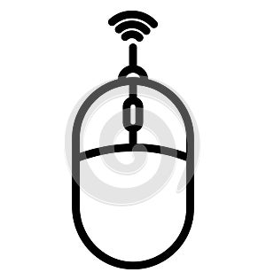 Computer hardware Isolated Vector Icon which can easily modify or edit