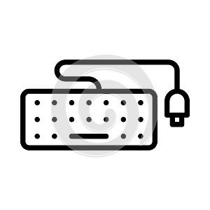 Computer hardware Isolated Vector icon which can easily modify or edit