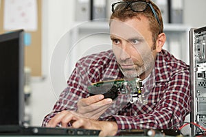 computer hardware repair and fixing concept