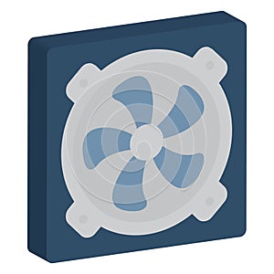 Computer hardware vector icon which can easily modify or edit