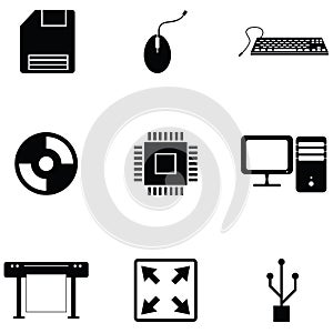 Computer icon set